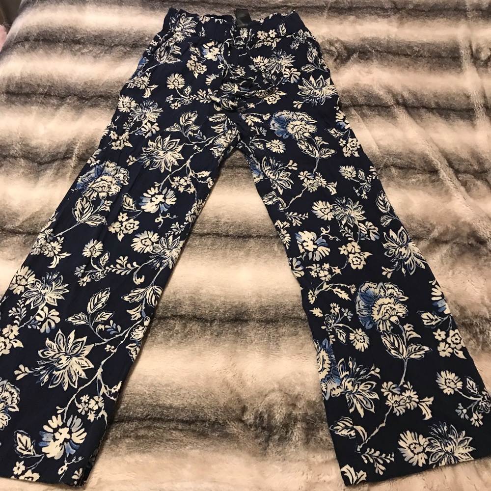 Floral print H&M pants